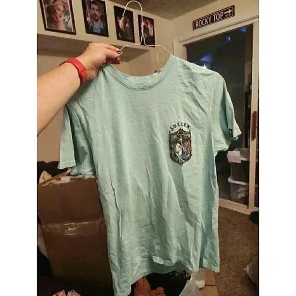 Sullen‎ Art Collective Shark Teal Medium T-Shirt CR2